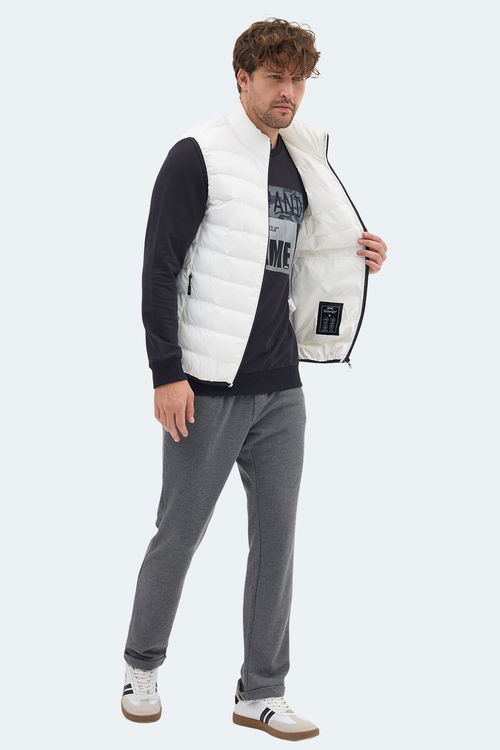 Slazenger BARROS Erkek Ekru Yelek