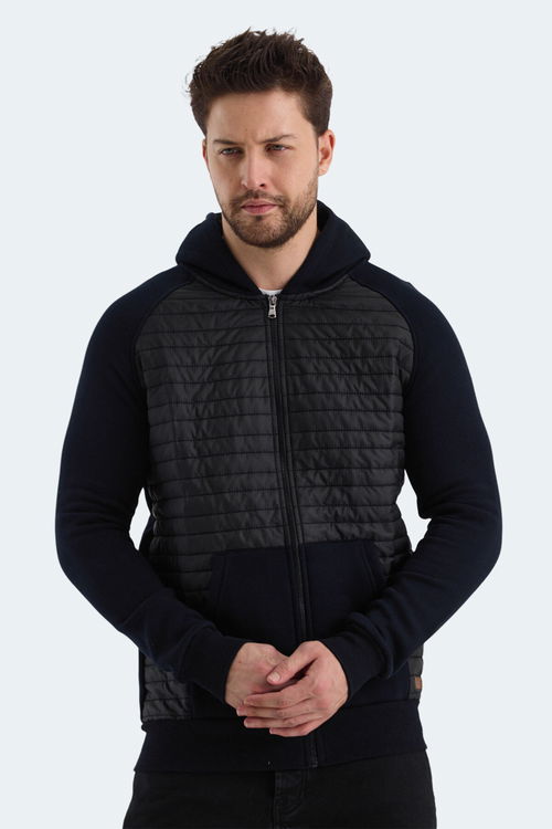 Slazenger BASS Erkek Sweatshirt Lacivert