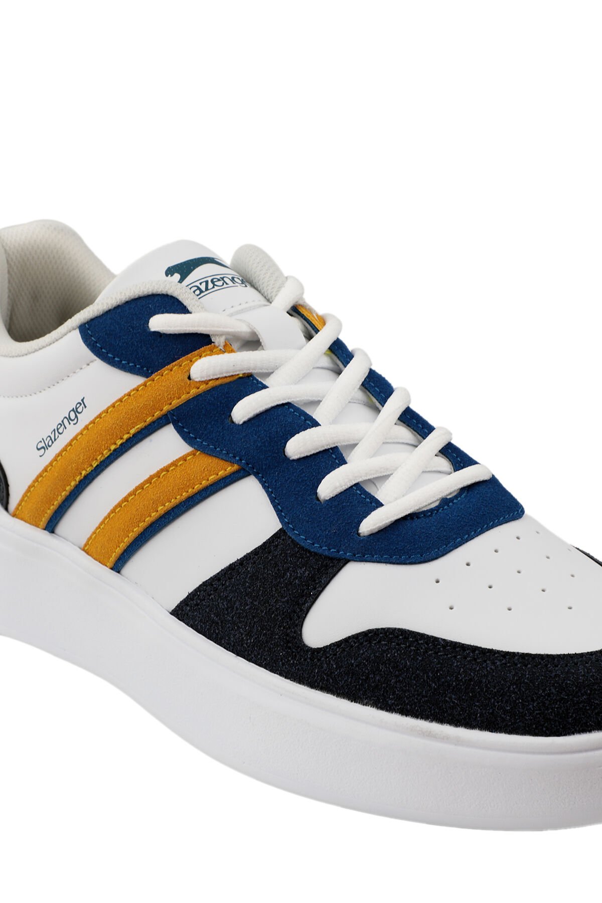 Slazenger BERRY Sneaker Erkek Ayakkabı Beyaz / Saks Mavi - Thumbnail