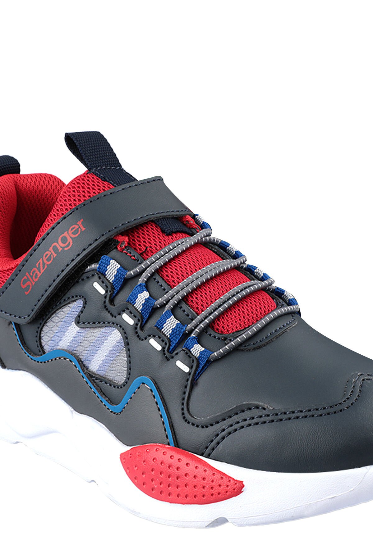 Slazenger BEST I Sneaker Unisex Çocuk Ayakkabı Lacivert / Kırmızı - Thumbnail