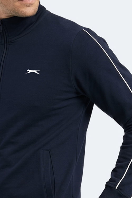 Slazenger BLOWBACK Erkek Slim Fit Lacivert Eşofman Takımı