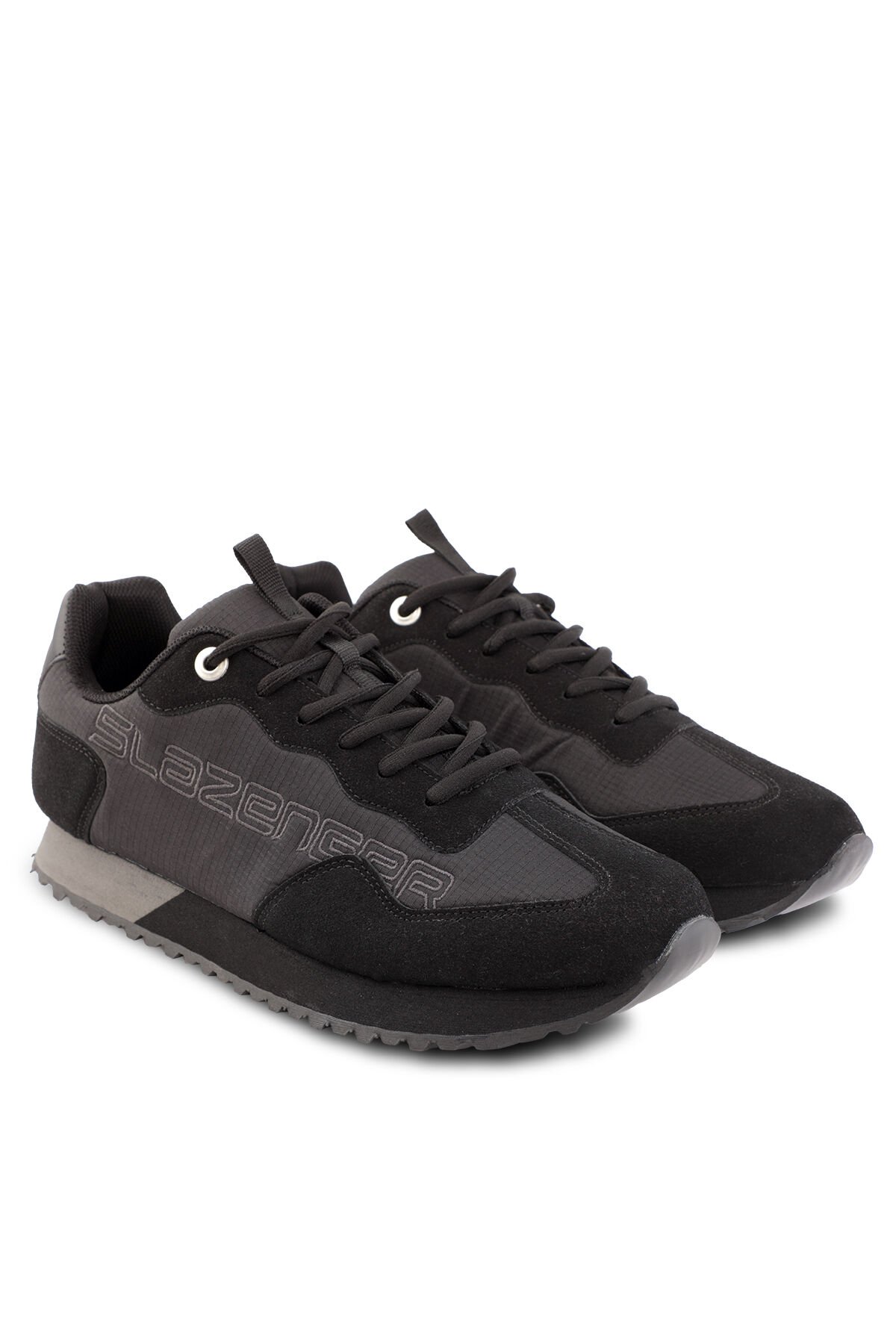 Slazenger BOBOS Sneaker Erkek Ayakkabı Siyah - Thumbnail
