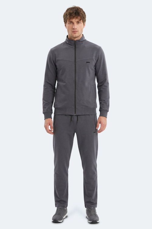Slazenger BOOST GEAR Erkek Koyu Gri Eşofman Takımı
