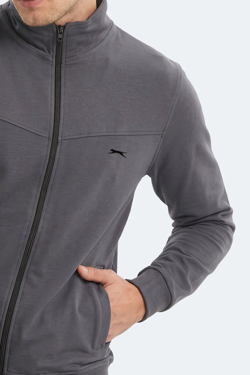 Slazenger BOOST GEAR Erkek Koyu Gri Eşofman Takımı