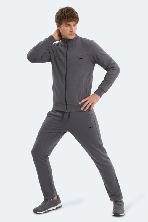 Slazenger BOOST GEAR Erkek Koyu Gri Eşofman Takımı
