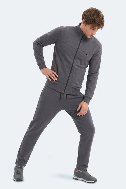 Slazenger BOOST GEAR Erkek Koyu Gri Eşofman Takımı