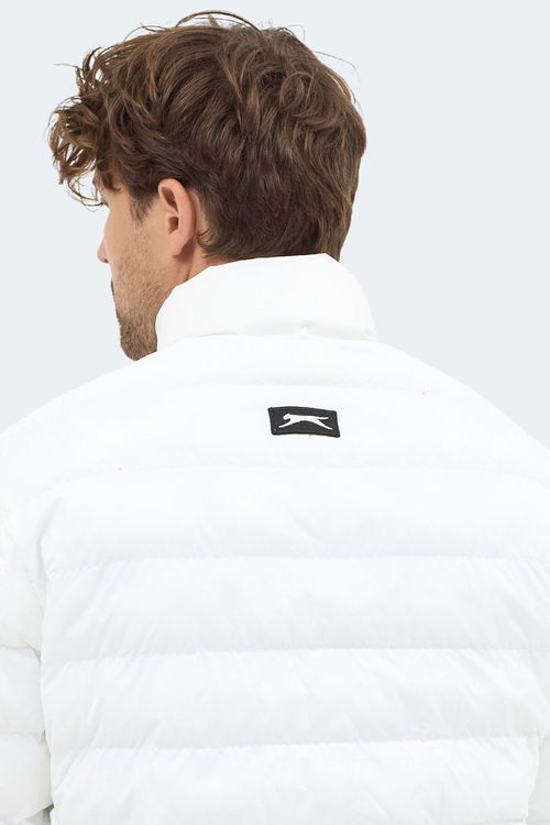 Slazenger BRAUM Erkek Şişme Ekru Mont & Kaban