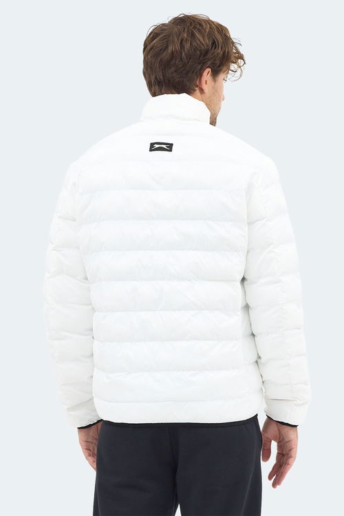 Slazenger BRAUM Erkek Şişme Ekru Mont & Kaban