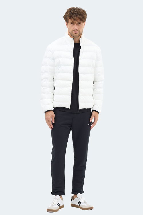 Slazenger BRAUM Erkek Şişme Ekru Mont & Kaban