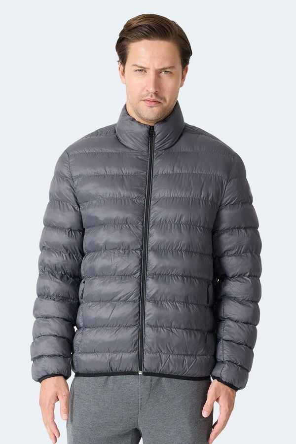 Slazenger BRAUM Erkek Koyu Gri Mont & Kaban