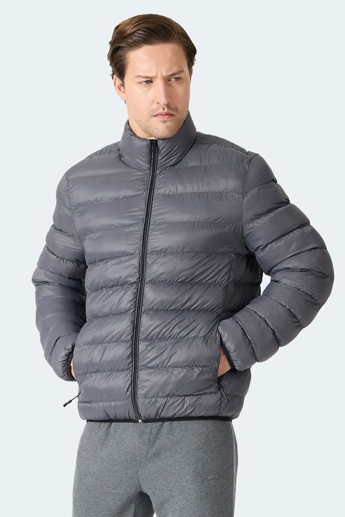 Slazenger BRAUM Erkek Koyu Gri Mont & Kaban