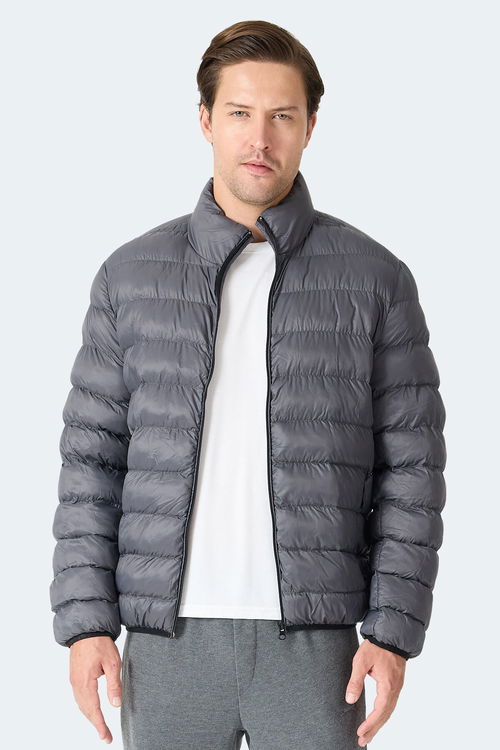 Slazenger BRAUM Erkek Koyu Gri Mont & Kaban