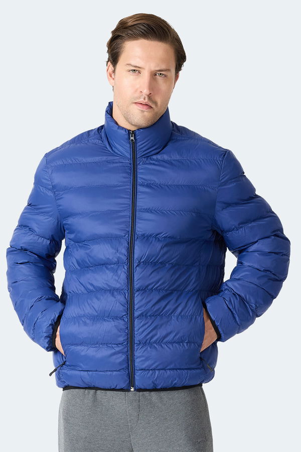 Slazenger BRAUM Erkek Saks Mavi Mont & Kaban