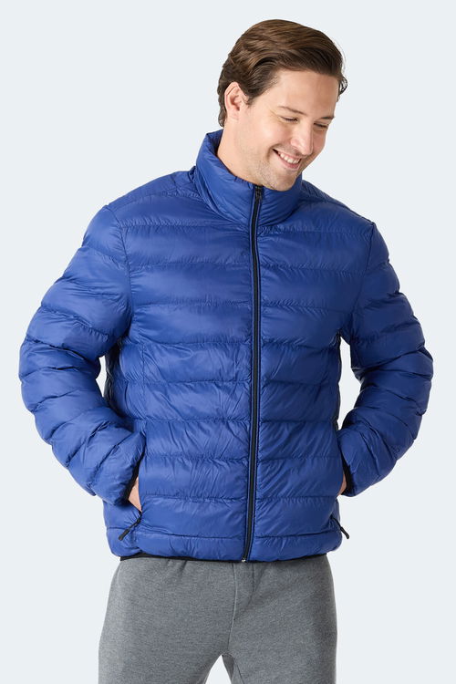 Slazenger BRAUM Erkek Saks Mavi Mont & Kaban