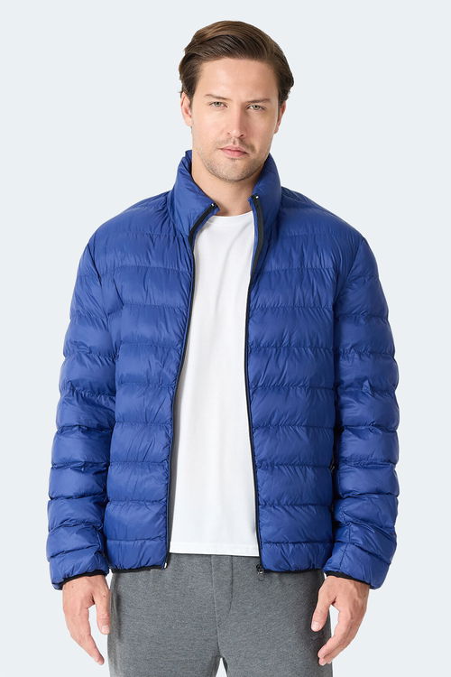 Slazenger BRAUM Erkek Saks Mavi Mont & Kaban