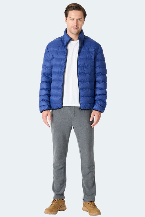 Slazenger BRAUM Erkek Saks Mavi Mont & Kaban