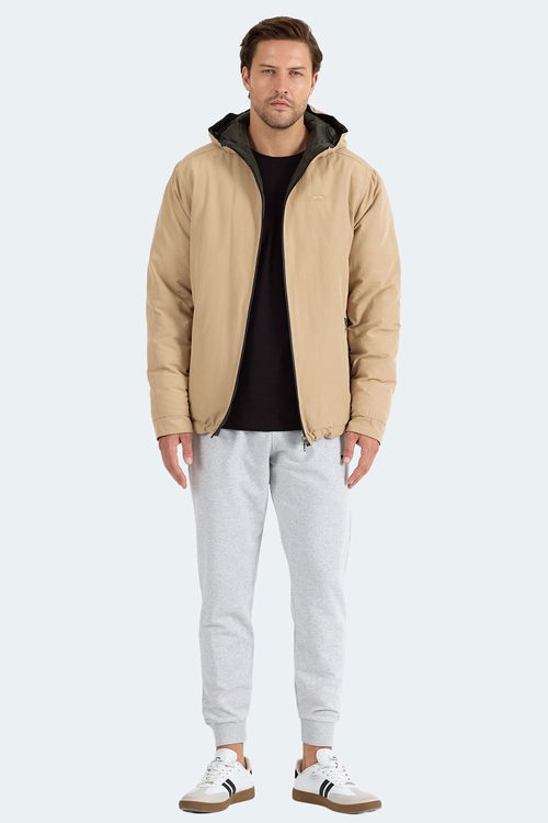 Slazenger BRELIS Erkek Çift Taraflı Bej Mont & Kaban Slazenger BRELIS Erkek Çift Taraflı Bej Mont & Kaban