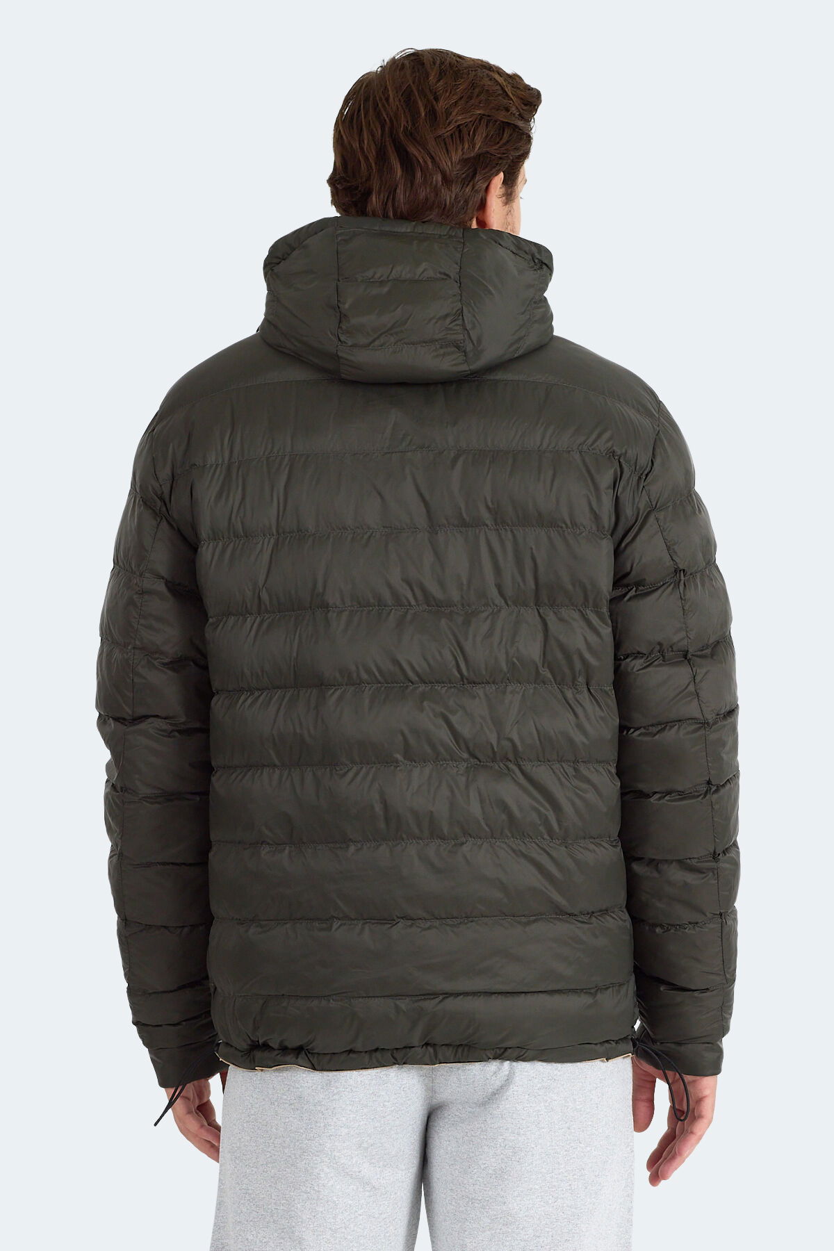 Slazenger BRELIS Erkek Çift Taraflı Bej Mont & Kaban - Thumbnail