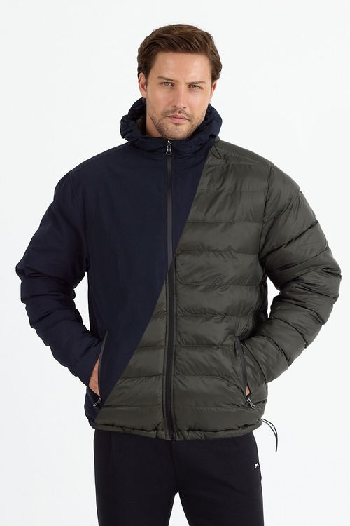 Slazenger BRELIS Erkek Çift Taraflı Lacivert Mont & Kaban Slazenger BRELIS Erkek Çift Taraflı Lacivert Mont & Kaban