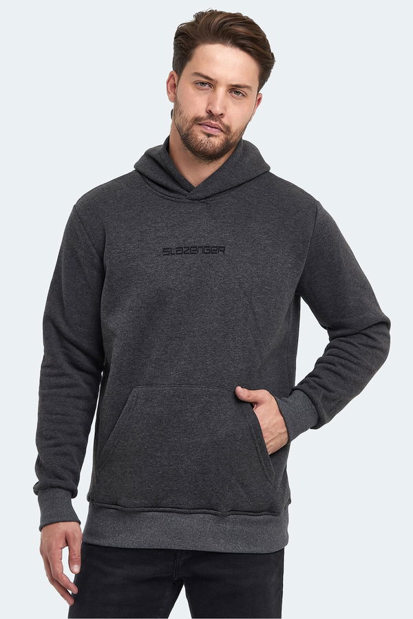 Slazenger BUSTER IN Erkek Antrasit Sweatshirt