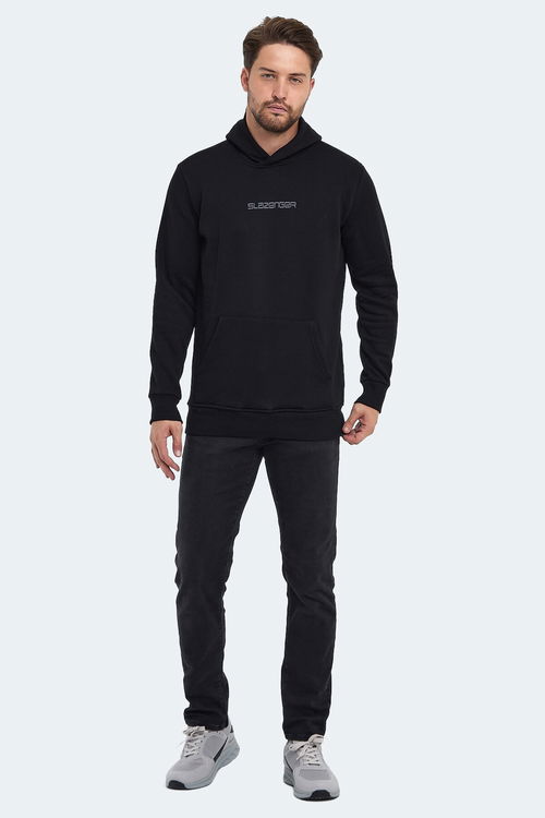 Slazenger BUSTER Erkek Sweatshirt Siyah