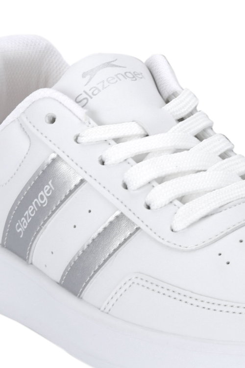 Slazenger CABELLO I Kadın Beyaz / Gümüş Günlük Spor Ayakkabısı