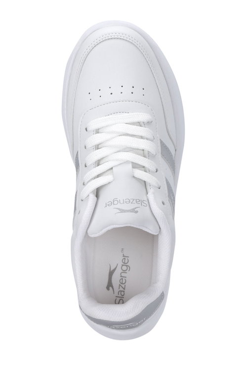 Slazenger CABELLO I Kadın Beyaz / Gümüş Günlük Spor Ayakkabısı