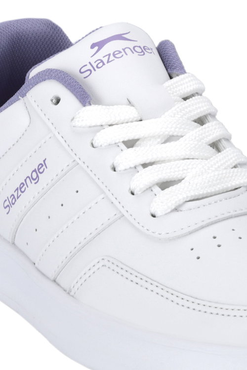 Slazenger CABELLO I Kadın Beyaz / Lila Günlük Spor Ayakkabısı