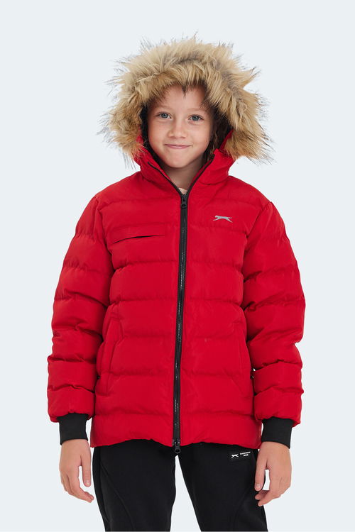 Slazenger CALISTO NEW Unisex Çocuk Mont & Kaban Kırmızı