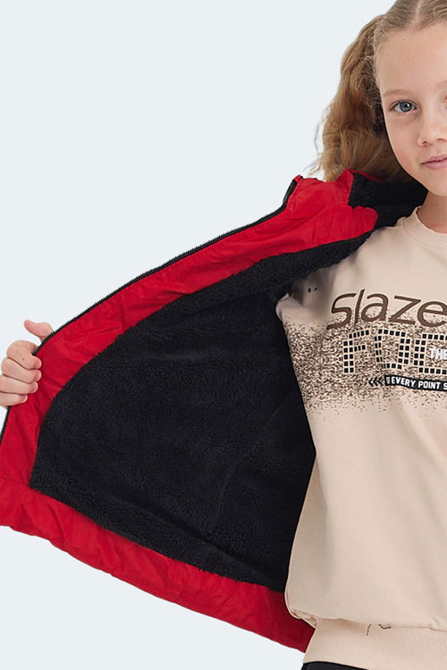 Slazenger CALISTO NEW Unisex Çocuk Mont & Kaban Kırmızı