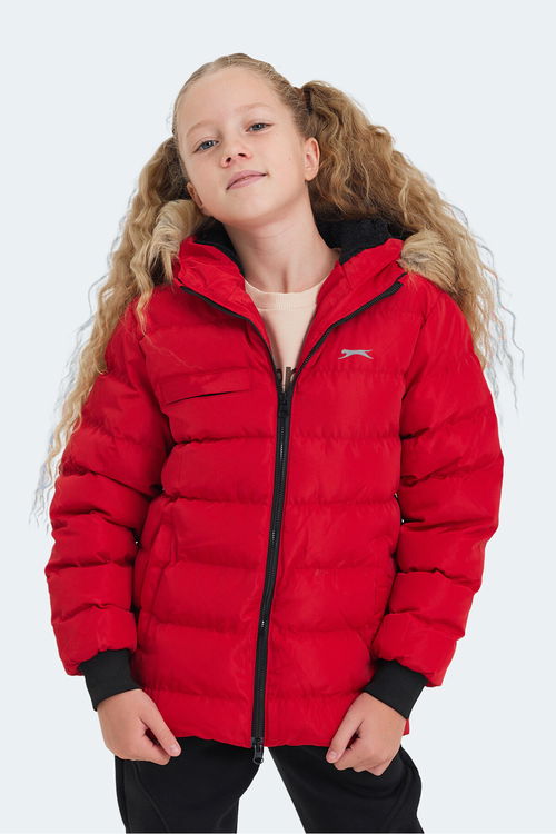 Slazenger CALISTO NEW Unisex Çocuk Mont & Kaban Kırmızı