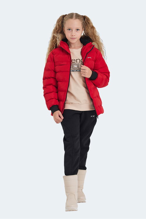 Slazenger CALISTO NEW Unisex Çocuk Mont & Kaban Kırmızı