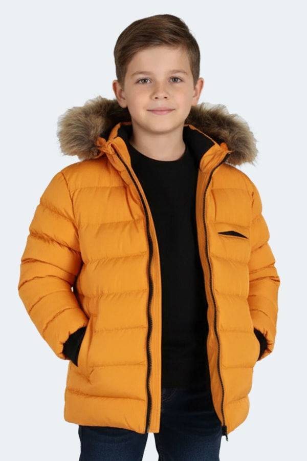 Slazenger CALISTO NEW Unisex Çocuk Mont & Kaban Sarı
