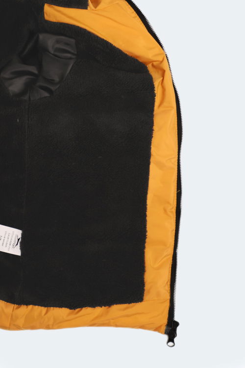 Slazenger CALISTO NEW Çocuk Kapüşonlu Şişme Sarı Mont & Kaban