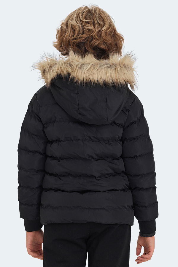 Slazenger CALISTO NEW Unisex Çocuk Mont & Kaban Siyah