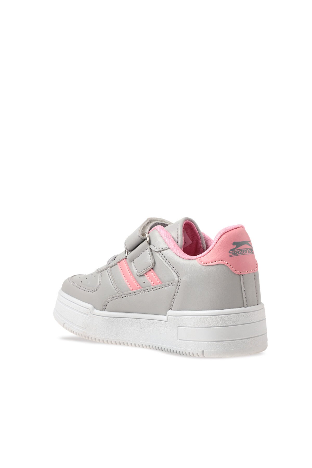 Slazenger CAMP Sneaker Kız Çocuk Ayakkabı Gri / Pembe - Thumbnail