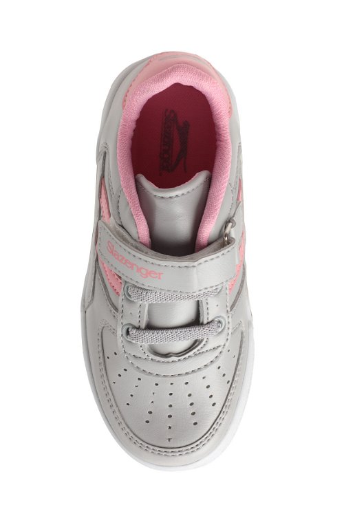 Slazenger CAMP Sneaker Kız Çocuk Ayakkabı Gri / Pembe