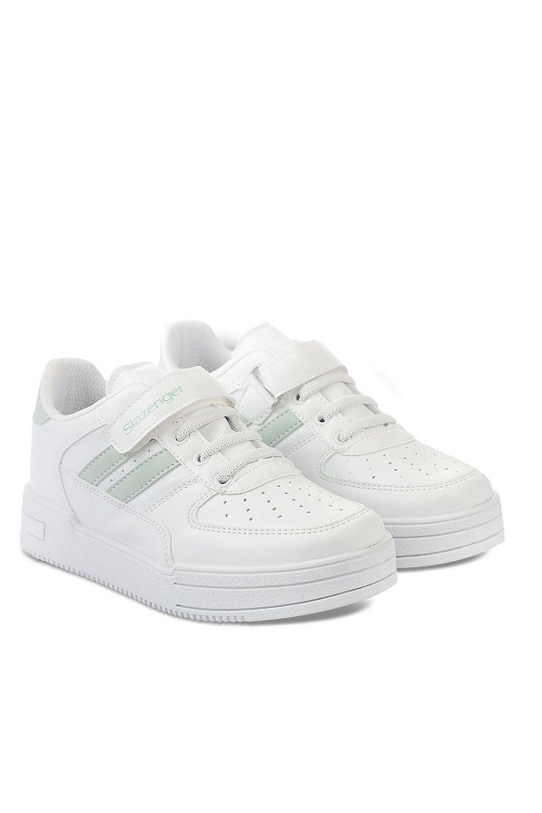 Slazenger CAMP Sneaker Erkek Çocuk Ayakkabı Beyaz / Yeşil