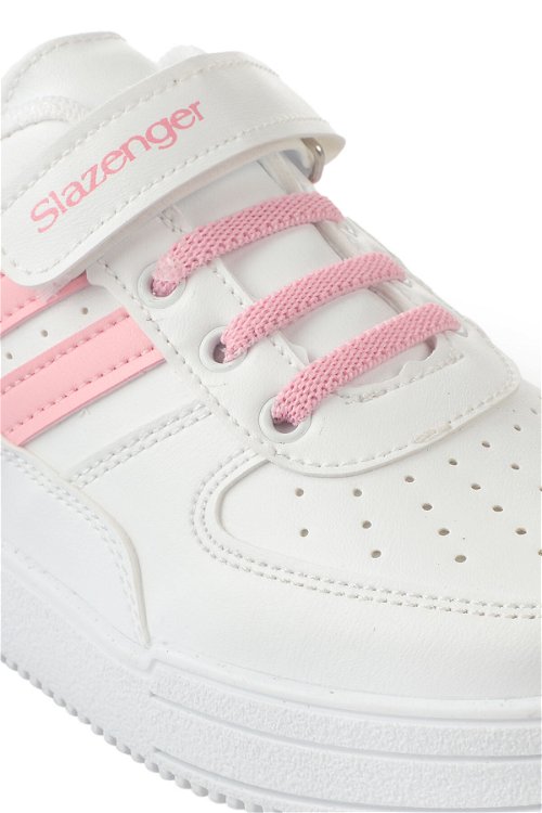 Slazenger CAMP Sneaker Kız Çocuk Ayakkabı Beyaz / Pembe