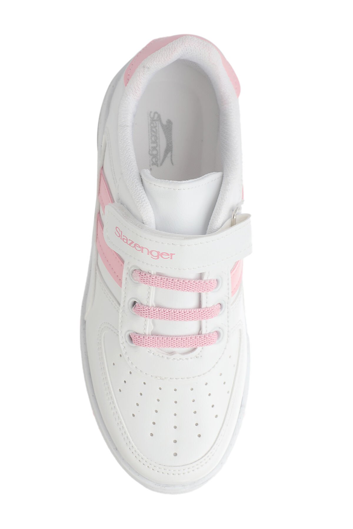 Slazenger CAMP Sneaker Kız Çocuk Ayakkabı Beyaz / Pembe - Thumbnail