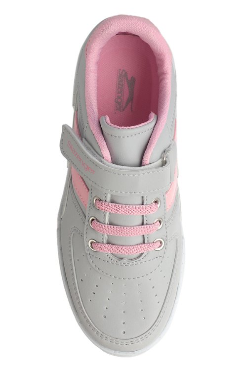 Slazenger CAMP Sneaker Kız Çocuk Ayakkabı Gri / Pembe