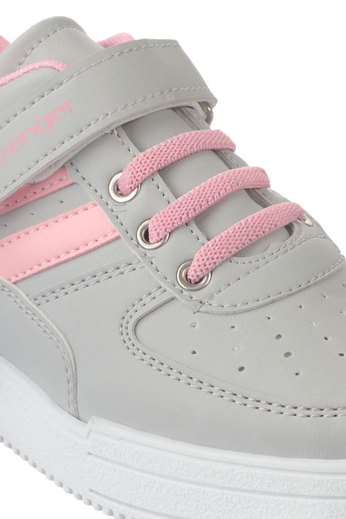 CAMP I Kız Çocuk Sneaker Ayakkabı Gri / Pembe
