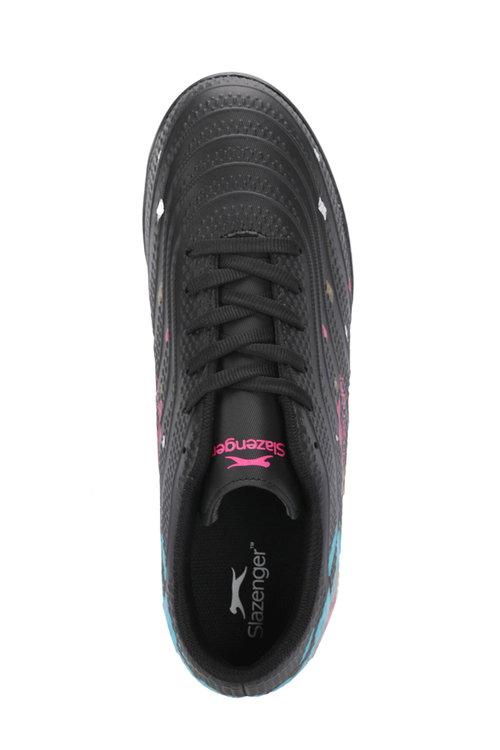 Slazenger CANARIA Erkek Çocuk Halı Saha Siyah Futbol Ayakkabısı