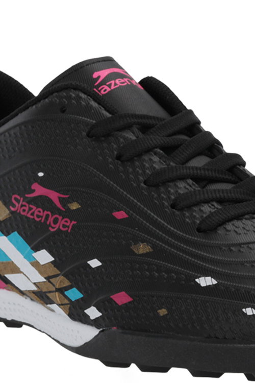 Slazenger CANARIA Erkek Halı Saha Siyah Futbol Ayakkabısı