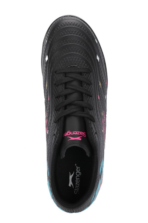 Slazenger CANARIA Erkek Halı Saha Siyah Futbol Ayakkabısı
