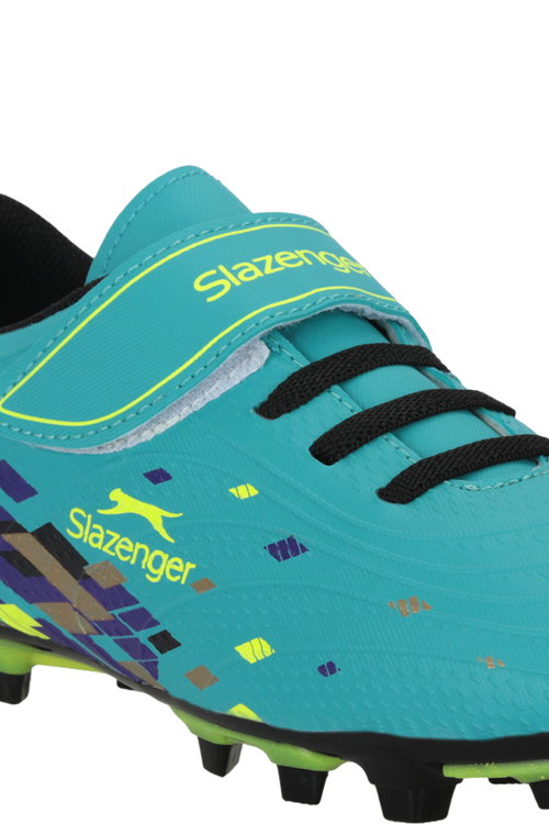 Slazenger CANARIA Unisex Çocuk Turkuaz Futbol Ayakkabısı