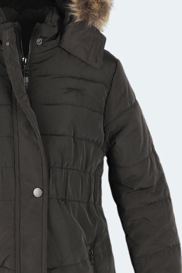 Slazenger CANDY NEW Kız Çocuk Mont & Kaban Siyah