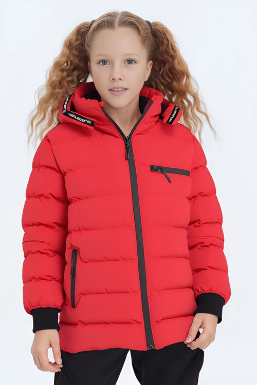 Slazenger CAPTAIN NEW IN Çocuk Kırmızı Mont & Kaban