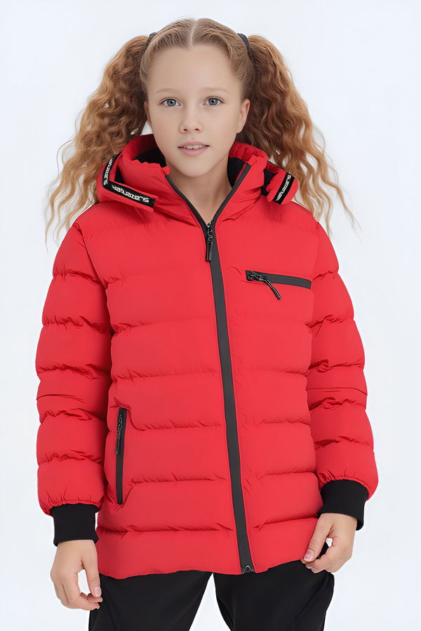 Slazenger CAPTAIN NEW IN Unisex Çocuk Mont & Kaban Kırmızı