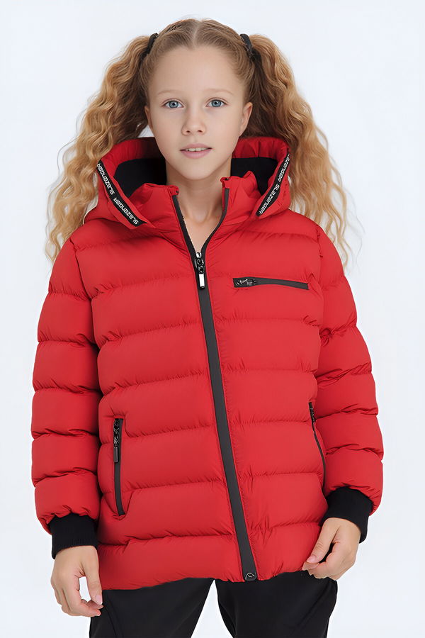 Slazenger CAPTAIN NEW IN Unisex Çocuk Mont & Kaban Kırmızı